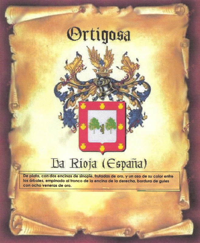 Escudo de armas Ortigoza